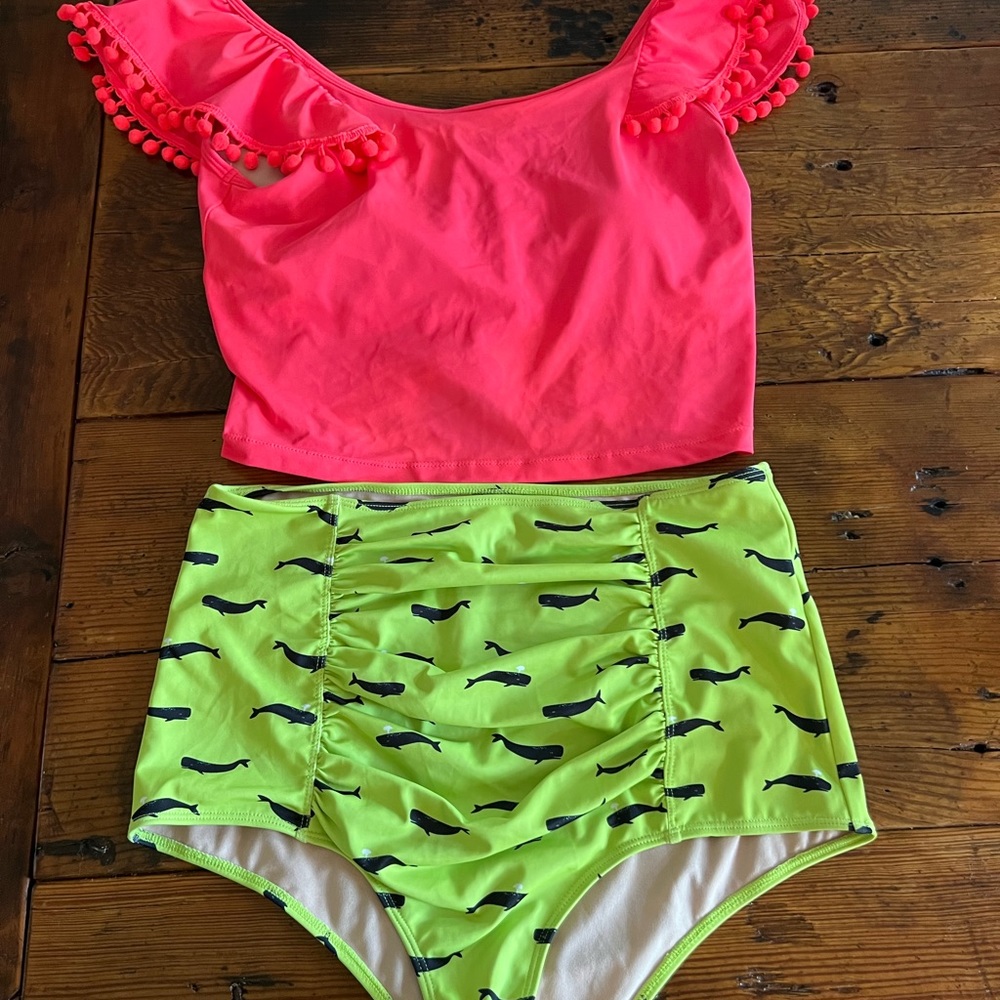 KOURTNEY jean swim set size Large